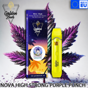 Buy Nova High Super Lemon Haze 1ml Vape Golden Buds